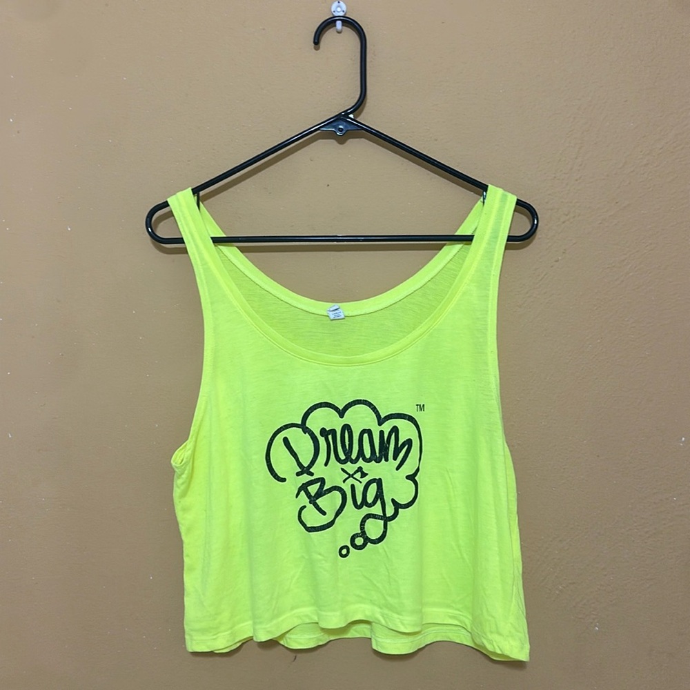 A bright yellow t shirt